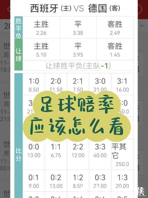 世界杯投注赔率解读：如何选择最佳机会